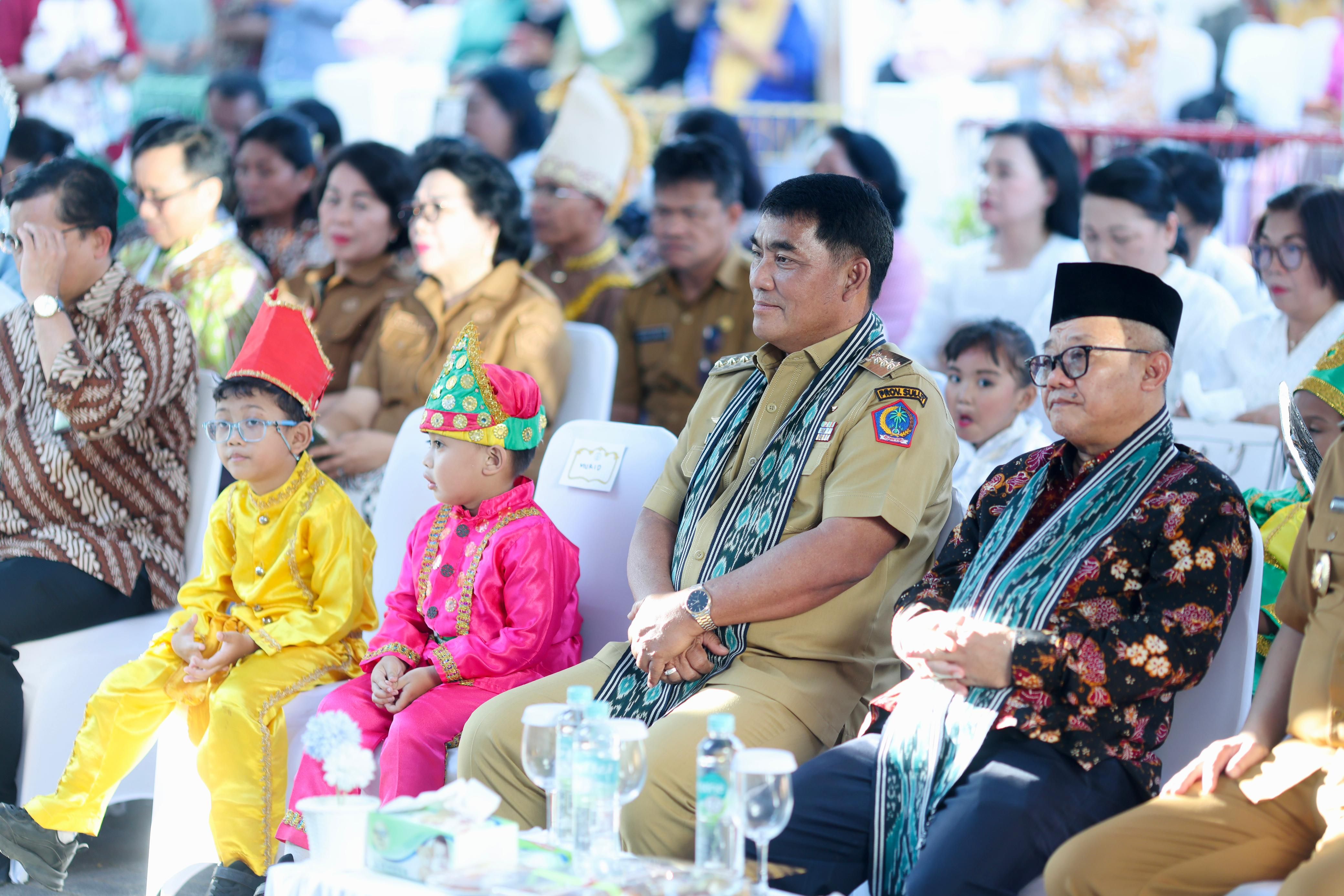 Abdul Mu'thi Bawa Hadia Prabowo, Gubernur Yulius Selvanus Pastikan Pendidikan di Sulut Melompat Maju